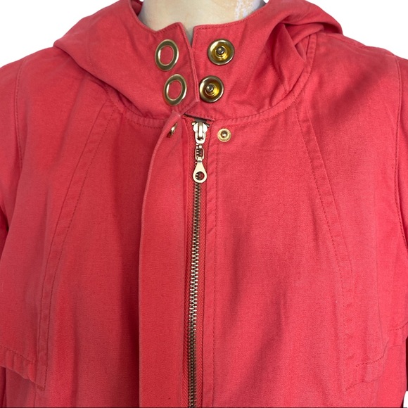 ANTHROPOLOGIE TULLE | Coral Mid Length Jacket - Picture 5 of 9